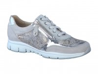 chaussure mephisto lacets ylona gris clair